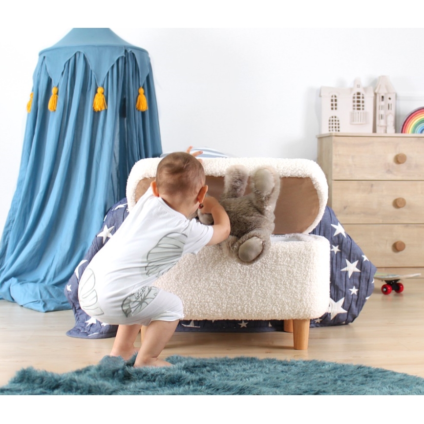 Tabouret PIXI 37 x 61 cm blanc