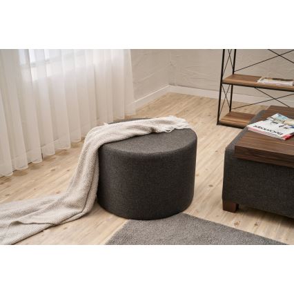 Tabouret RABO Ø 58 cm anthracite
