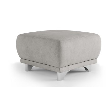 Tabouret RIMINI 66x66 cm gris clair