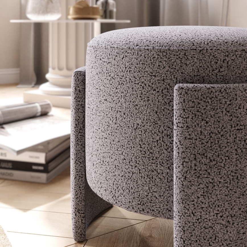 Tabouret ROCKET Ø 39 cm gris