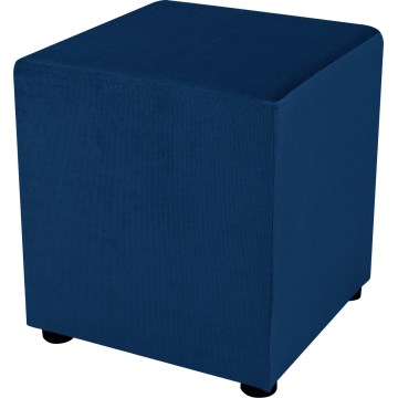 Tabouret SIX 40x40 cm bleu foncé