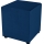 Tabouret SIX 40x40 cm bleu foncé