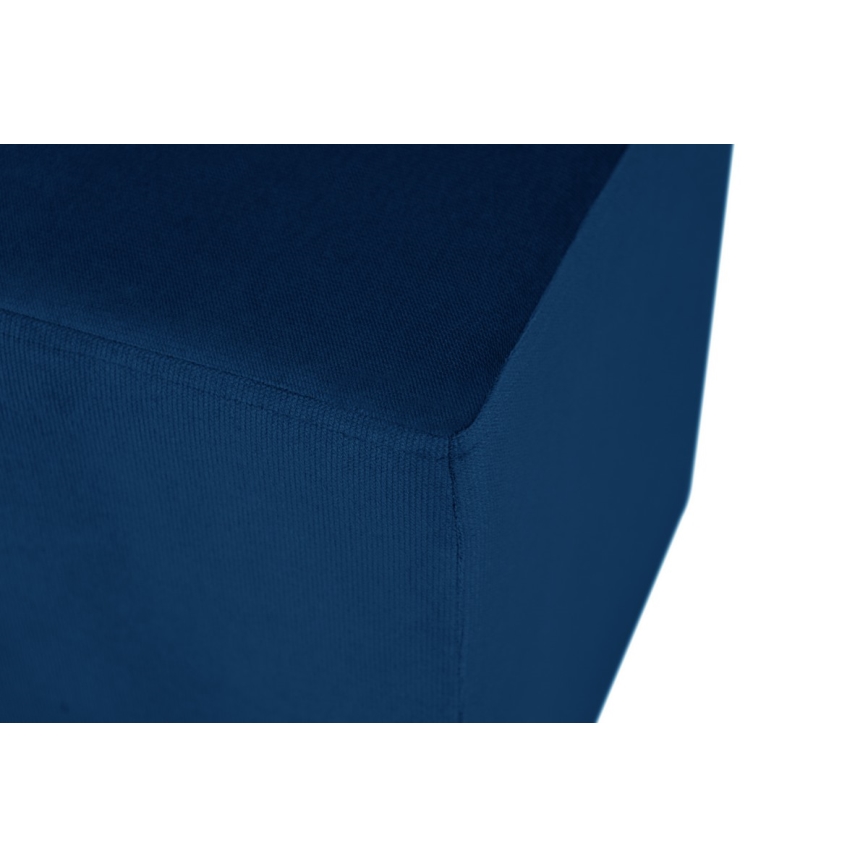 Tabouret SIX 40x40 cm bleu foncé