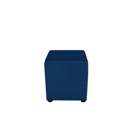 Tabouret SIX 40x40 cm bleu foncé