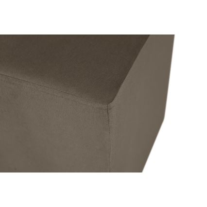 Tabouret SIX 40x40 cm marron