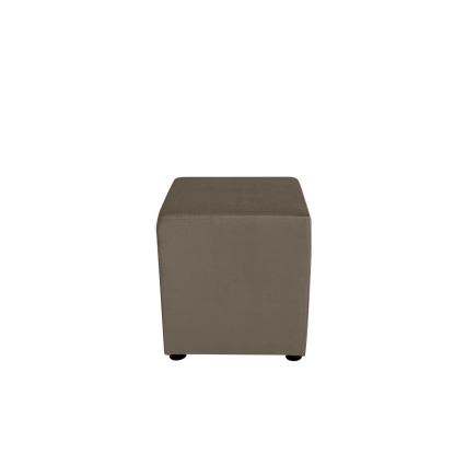 Tabouret SIX 40x40 cm marron