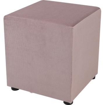 Tabouret SIX 40x40 cm rose