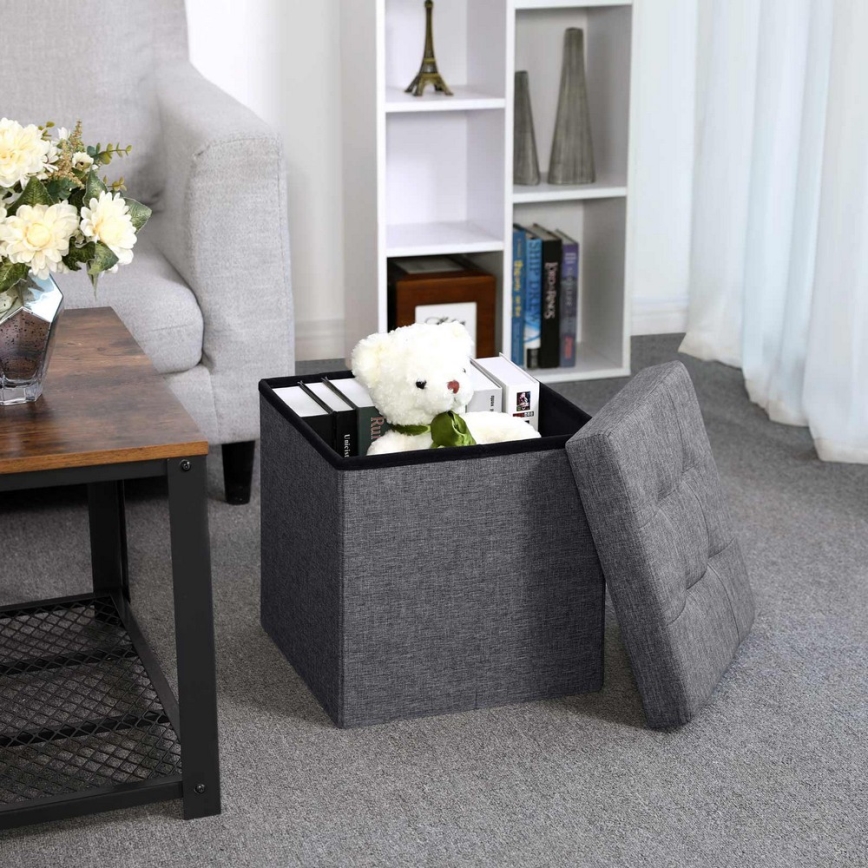 Tabouret SULTAN 38x38 cm gris