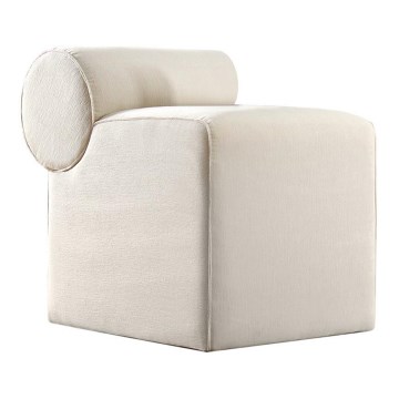 Tabouret TIKI 47x45 cm crème