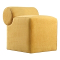 Tabouret TIKI 47x45 cm jaune