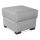 Tabouret VIVA 51x51 cm gris