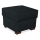 Tabouret VIVA 51x51 cm noir