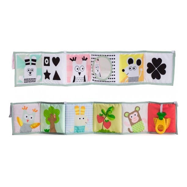 Taf Toys - Kinder textielboek 3 in 1 dieren