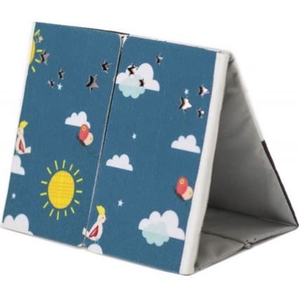 Taf Toys - Kinder textielboek met spiegel zwart