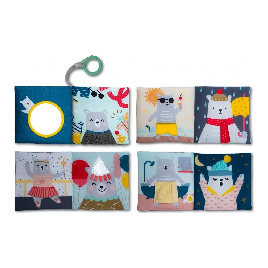 Taf Toys - Kinderboek van textiel beer