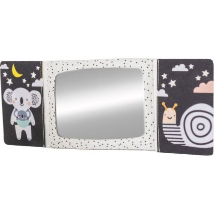 Taf Toys - Livre textile pour enfant avec miroir noir