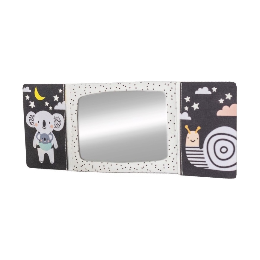 Taf Toys - Livre textile pour enfant avec miroir noir