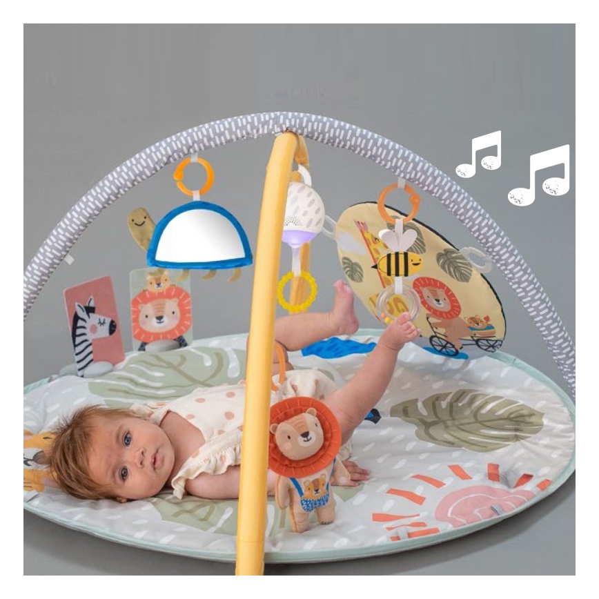 Taf Toys - Tapis d'éveil enfant avec trapèze savane 2xAAA