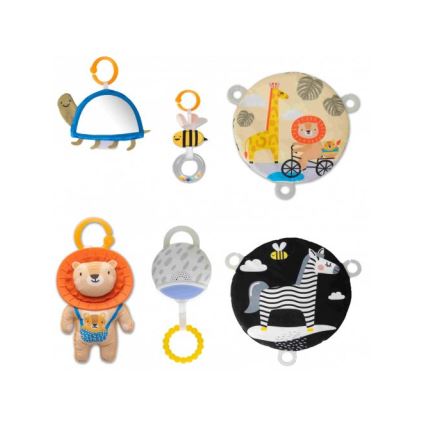 Taf Toys - Tapis d'éveil enfant avec trapèze savane 2xAAA