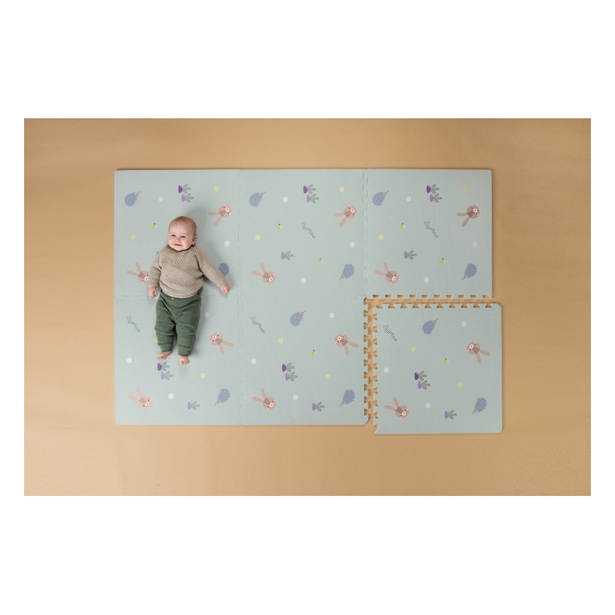 Taf Toys - XL puzzel speelmat Tuin voor kinderen