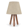 Tafel Lamp AYD 1xE27/60W/230V beige/bruin