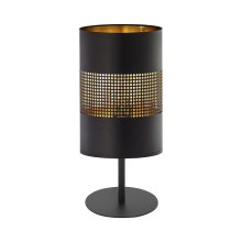 Tafel Lamp BOGART 1xE27/15W/230V zwart/goud
