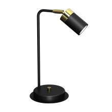 Tafel Lamp JOKER 1xGU10/25W/230V zwart/goud