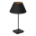 Tafel Lamp met USB verbinding 1xE27/60W/230V zwart