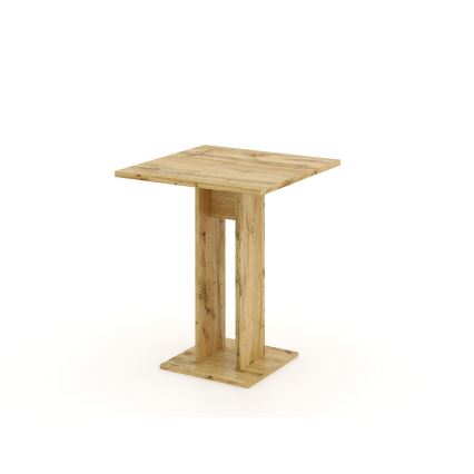Tafel STRAPO 68x68 cm eiken Wotan