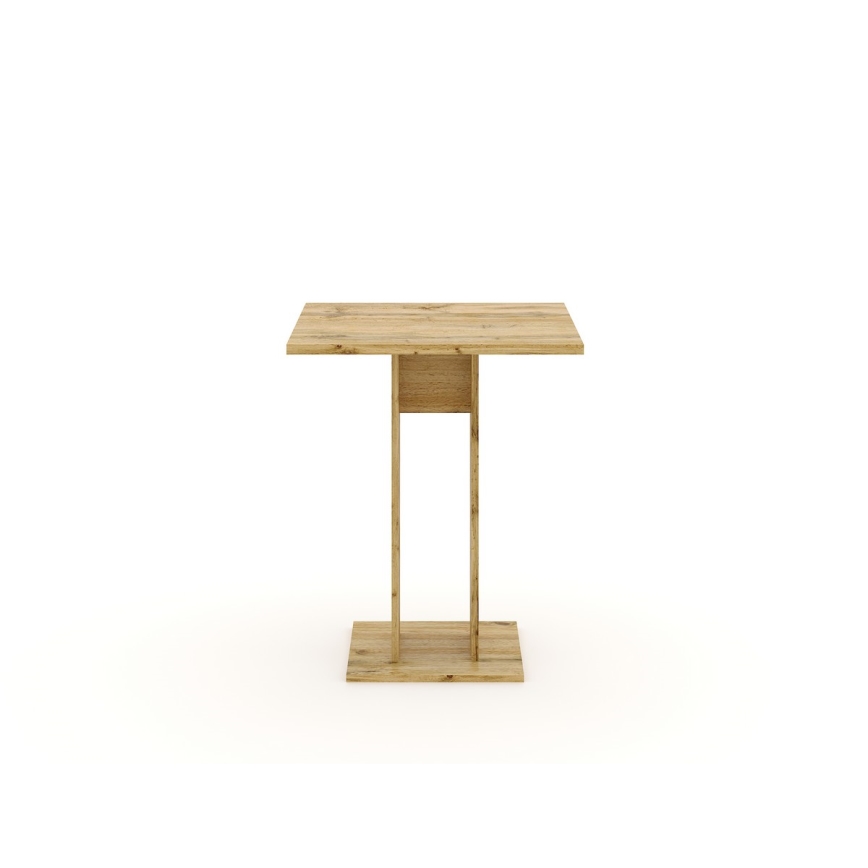 Tafel STRAPO 68x68 cm eiken Wotan