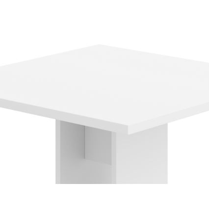 Tafel STRAPO 68x68 cm wit