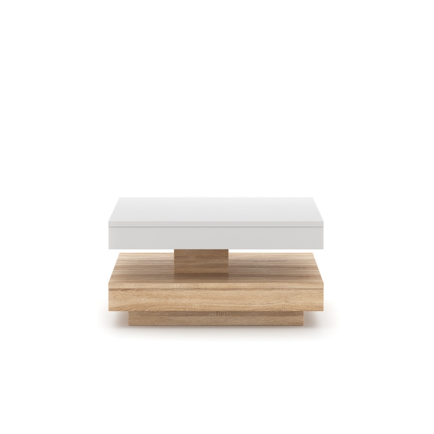 Tafel TIMO wit/sonoma eik
