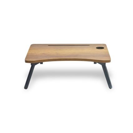 Tafel voor op bed SEHPA 20x60 cm berkenbruin/zwart