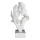 Tafeldecoratie 29x9x17 cm kunsthars/wit