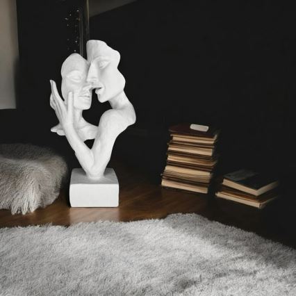 Tafeldecoratie 29x9x17 cm kunsthars/wit