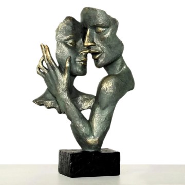Tafeldecoratie 31,5x9,5x19 cm hars/patina