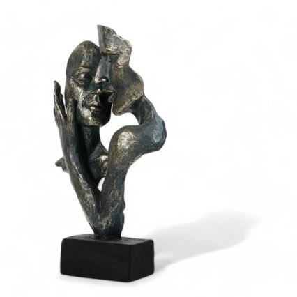 Tafeldecoratie 31,5x9,5x19 cm hars/patina