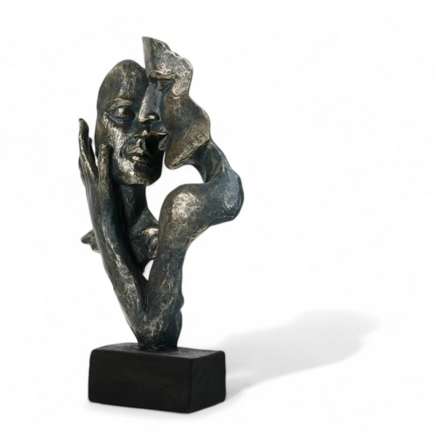 Tafeldecoratie 31,5x9,5x19 cm hars/patina