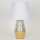 Tafellamp 1xE14/40W/230V wit/goud