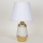 Tafellamp 1xE14/40W/230V wit/goud