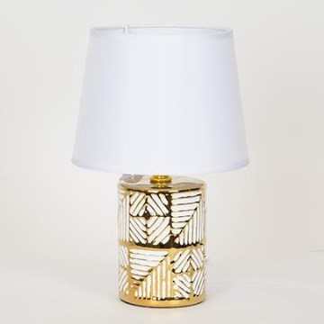 Tafellamp 1xE14/40W/230V wit/goud