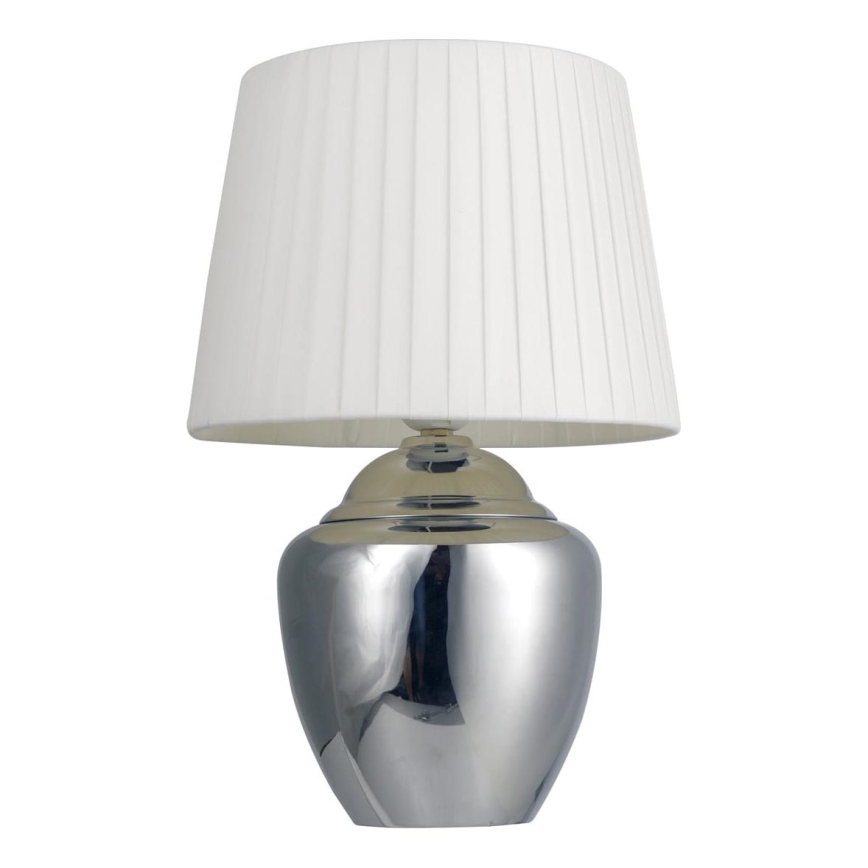 Tafellamp 1xE27/25W/230V glanzend chroom