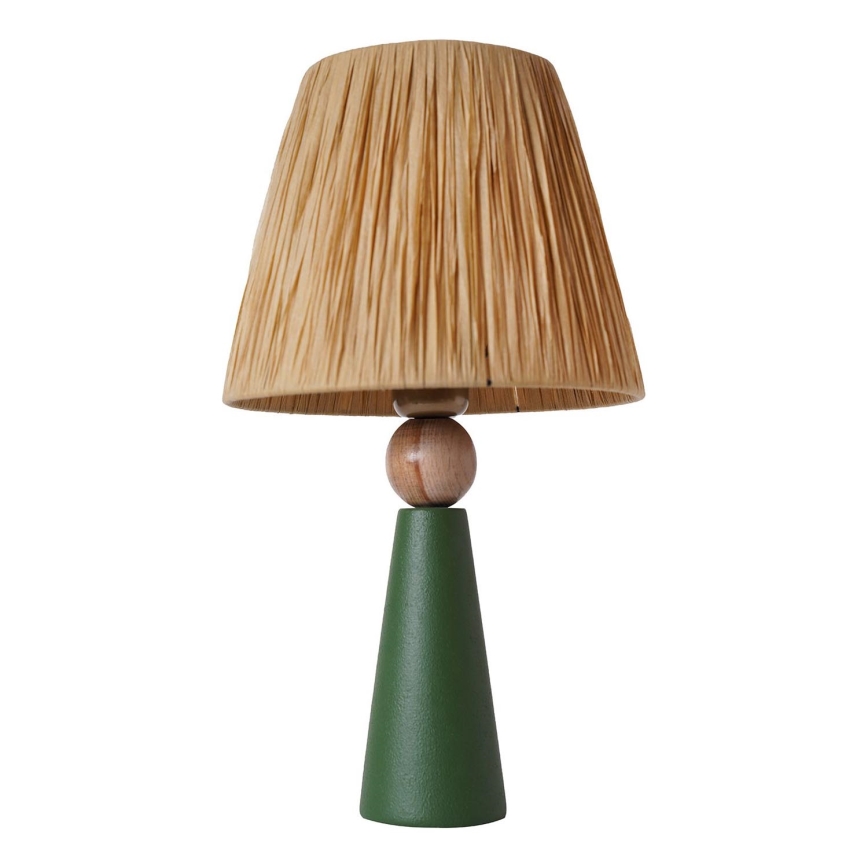 Tafellamp 1xE27/40W/230V bruin/groen