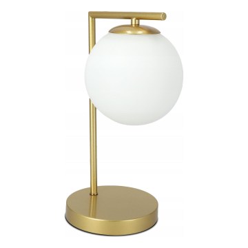 Tafellamp 1xE27/40W/230V goud/wit