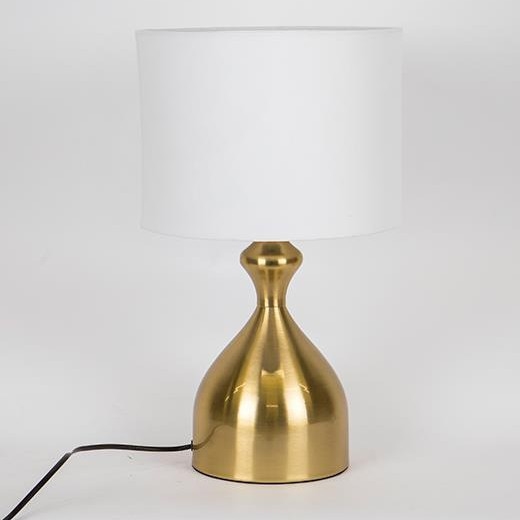 Tafellamp 1xE27/40W/230V wit/goud