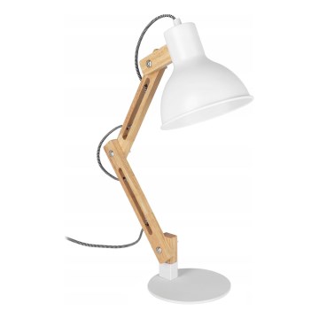 Tafellamp 1xE27/40W/230V wit