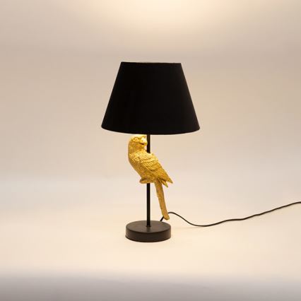 Tafellamp 1xE27/40W/230V zwart/goud