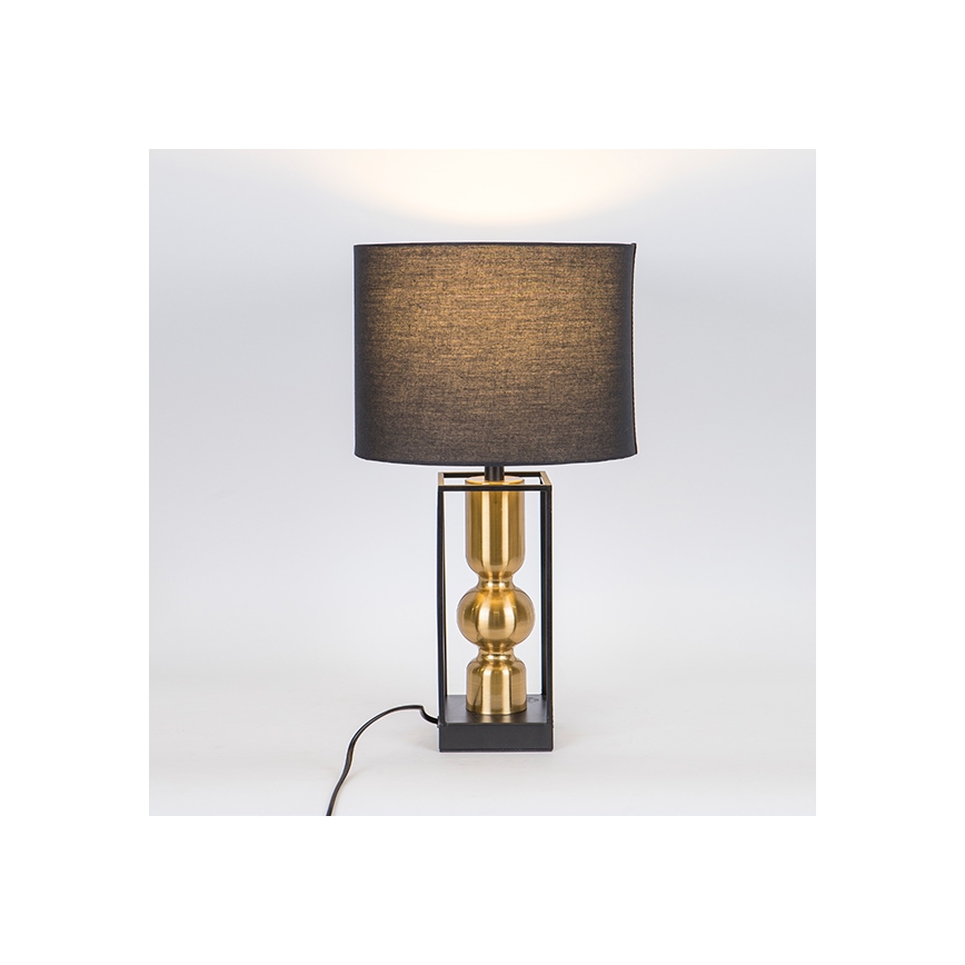 Tafellamp 1xE27/40W/230V zwart/goud