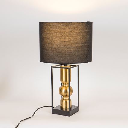 Tafellamp 1xE27/40W/230V zwart/goud