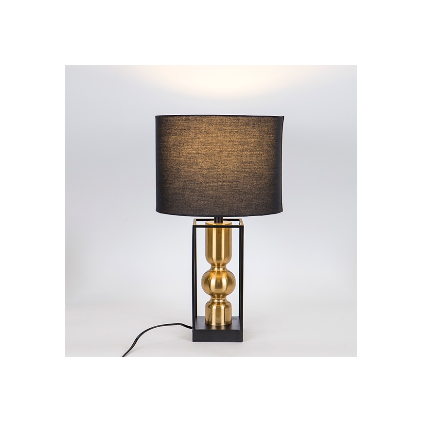 Tafellamp 1xE27/40W/230V zwart/goud
